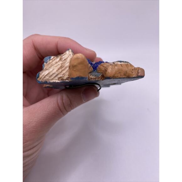 Vintage Santa Carrying Gifts Christmas Mornin Ornament Made In Taiwan - Picture 6 of 6